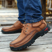 Orthopedic Leather Men Shoes - Koyers