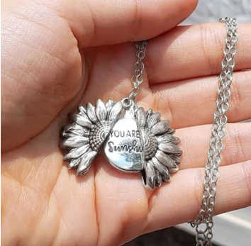 "You Are My Sunshine" Sunflower Necklace - Koyers