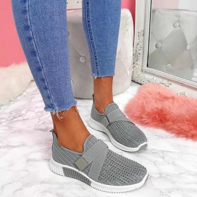 Comfortable Soft Knitted Slip-On Sneakers - Koyers