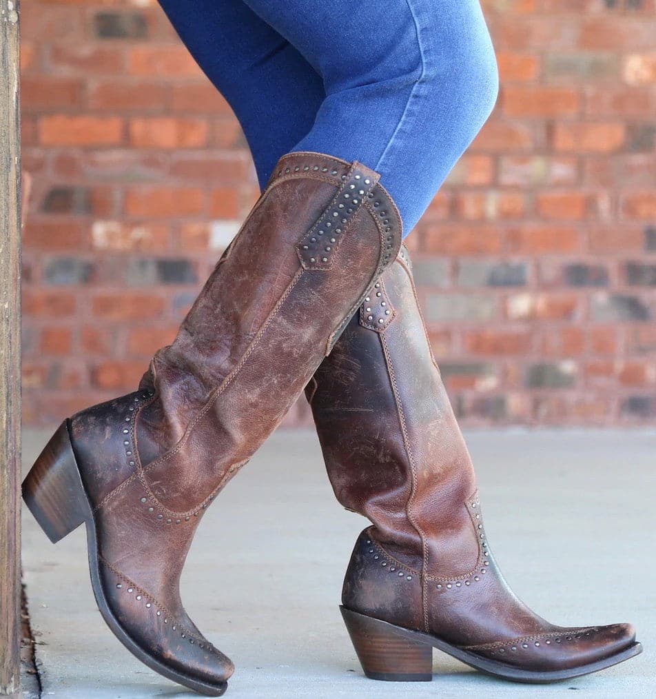 Cowgirl Medium Heel Retro Boots - Koyers