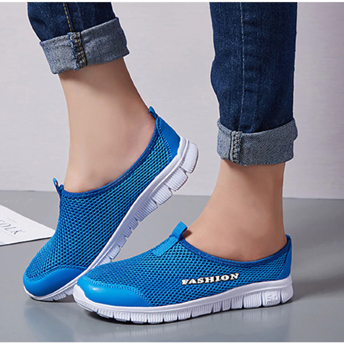 Breathable Mesh Light Flat Sporty Loafers - Koyers