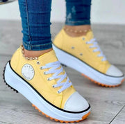 Canvas Thick-soled Lady Sneaker - Koyers