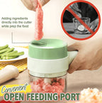 4-in-1 Electric Vegetable Cutter Set - Koyers