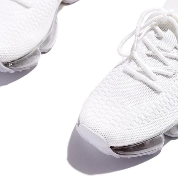 Lace-Up Woven Air Cushion Mesh Sneakers - Koyers