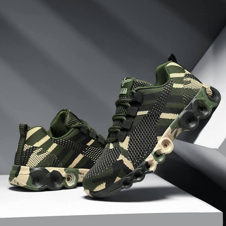 Unisex Camouflage Breathable Ultralight Sneakers - Koyers