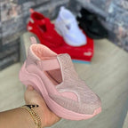 Comfy Mesh Flyknit Velcro Casual Sneakers - Koyers