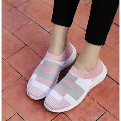 Women Breathable Mesh Slip-on Flat Shoes