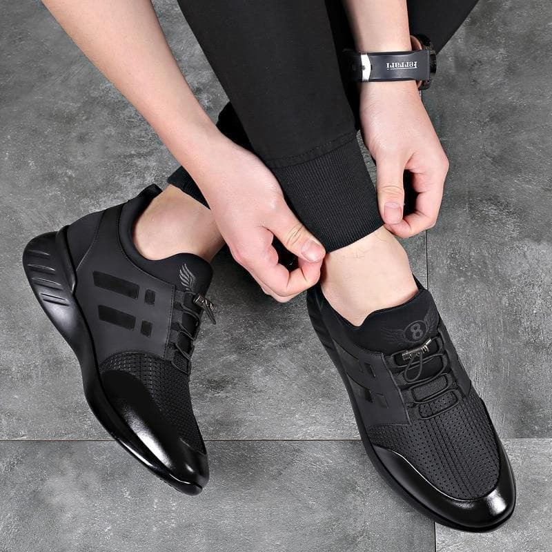 Men's Air Genuine Leather Sneakers - Koyers