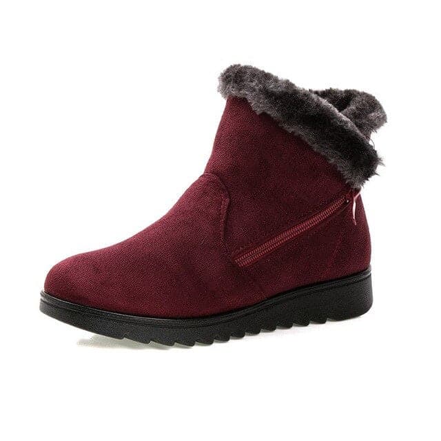 Winter Fashion Ankle Zipper Boots - Koyers