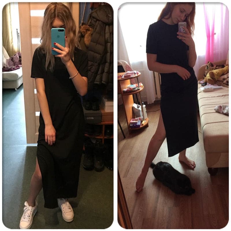 Women Summer Maxi T Shirt Dress - Koyers