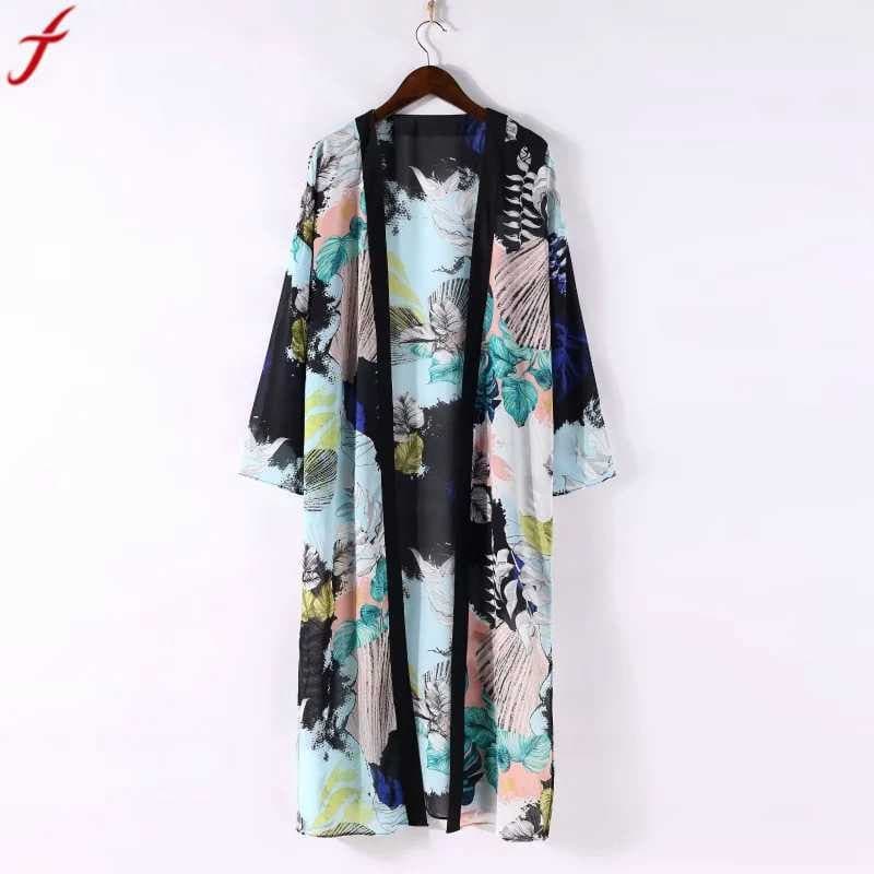 Women Boho Floral Printed Shirt - Koyers