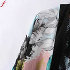 Women Boho Floral Printed Shirt - Koyers