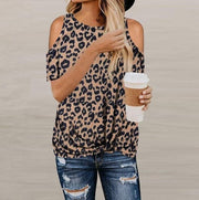 Women Summer Leopard Loose Shirt - Koyers