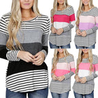 Women Crew Neck  Long Sleeve T-Shirt - Koyers