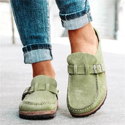 Women Casual Comfy Leather Slip-On Sandals - Koyers