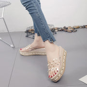 Elegant Pearl Platform Sandals - Koyers