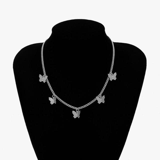 Cute Butterfly Choker Necklace - Koyers