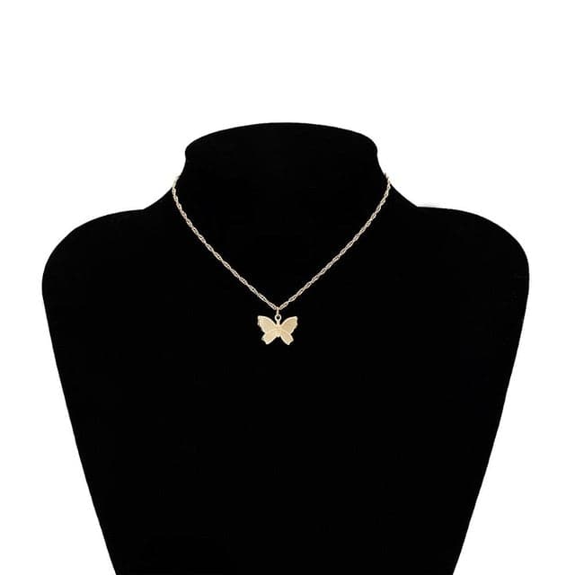 Cute Butterfly Choker Necklace - Koyers