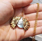 "You Are My Sunshine" Sunflower Necklace - Koyers