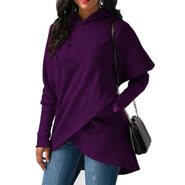 Plus Size Fashion Pocket Pullover Hoodie Sweatshirt - Koyers