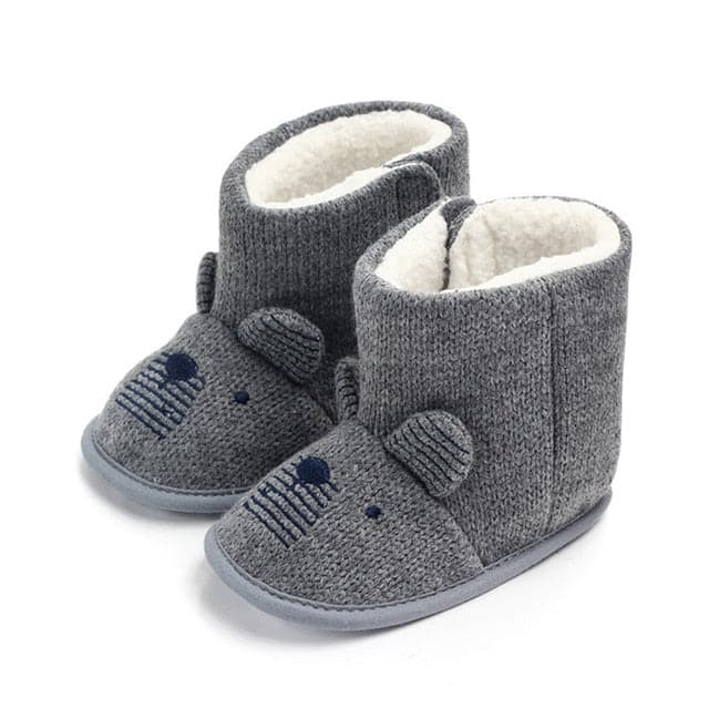 Winter Bear Baby Booties - Koyers