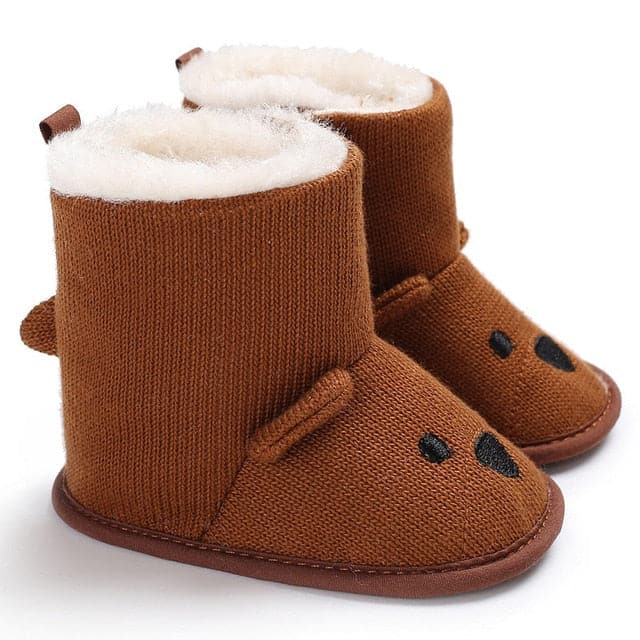 Winter Bear Baby Booties - Koyers