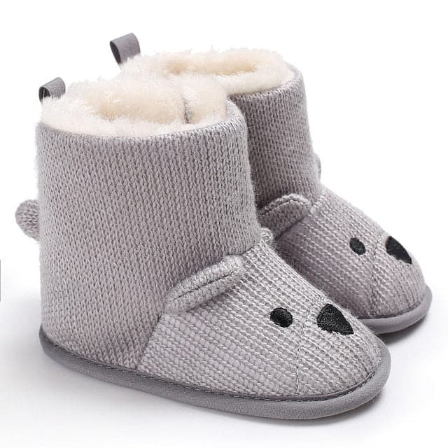 Winter Bear Baby Booties - Koyers