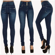 High Waist Stretch Jeans - Koyers
