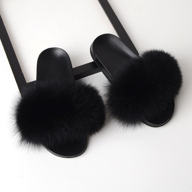 Luxurious Fur Slippers - Koyers