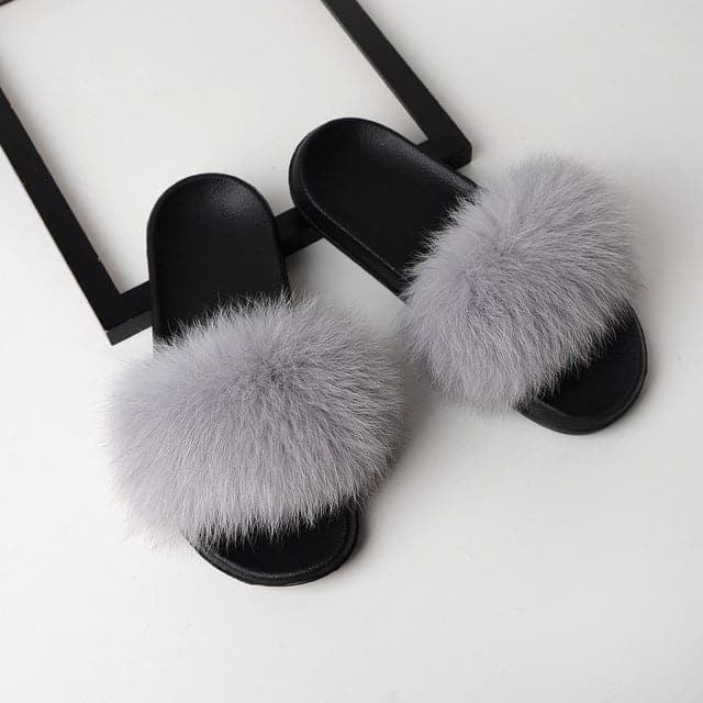Luxurious Fur Slippers - Koyers