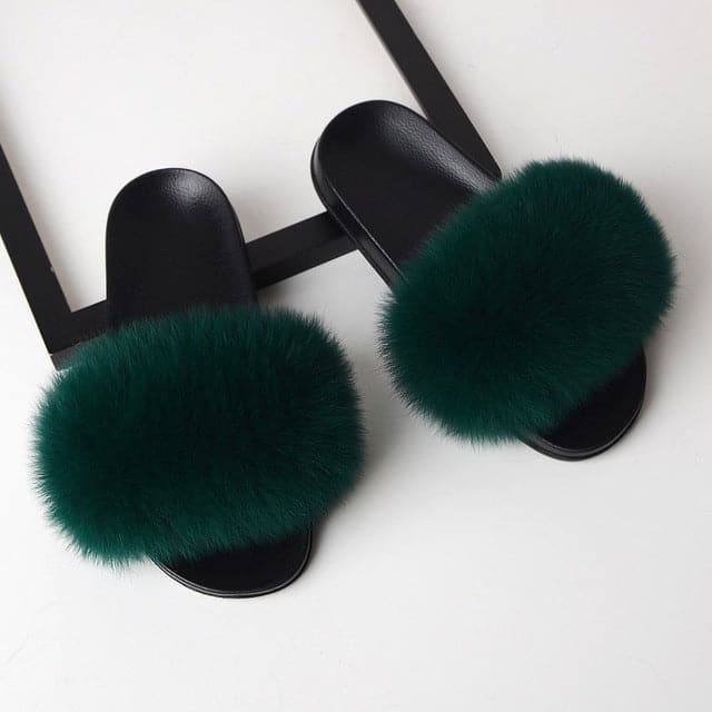 Luxurious Fur Slippers - Koyers