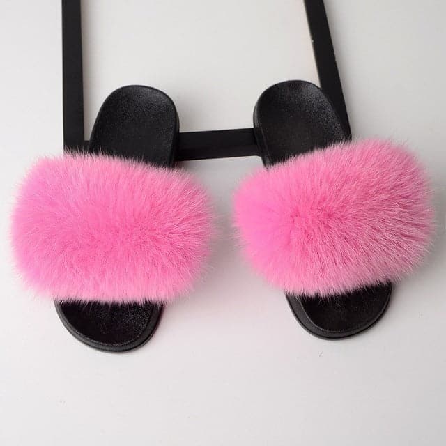 Luxurious Fur Slippers - Koyers