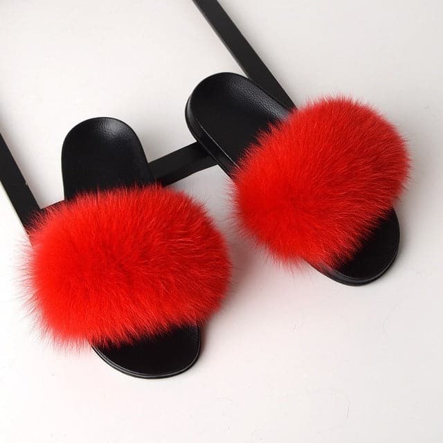 Luxurious Fur Slippers - Koyers