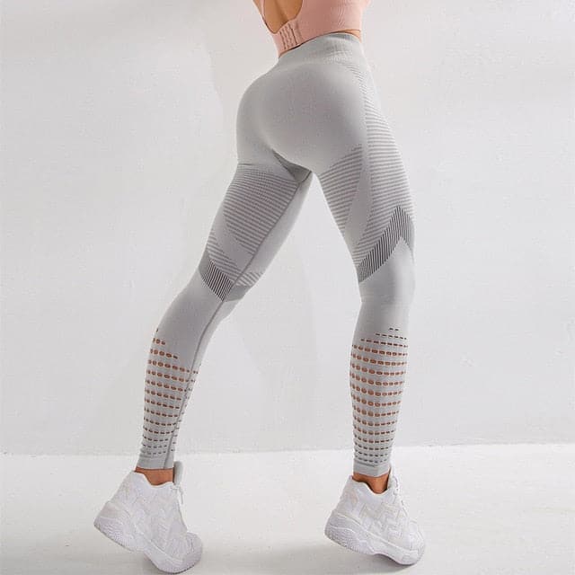 Ultra Seamless Hollow Fitness Leggings - Koyers