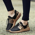 Breathable Flat Trendy Couple Sneakers - Koyers