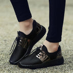 Breathable Flat Trendy Couple Sneakers - Koyers