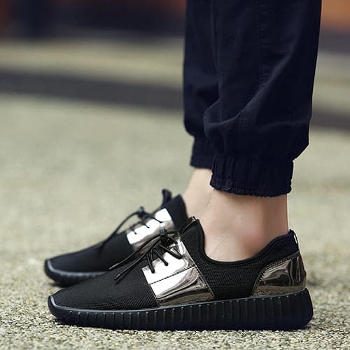 Breathable Flat Trendy Couple Sneakers - Koyers