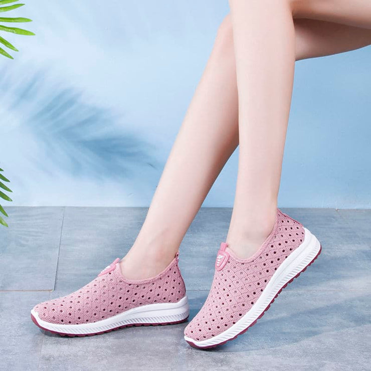 Breathable Hollow Mesh Sneakers - Koyers