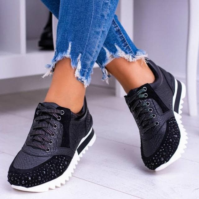 Beautiful Casual Shimmering Sneakers - Koyers