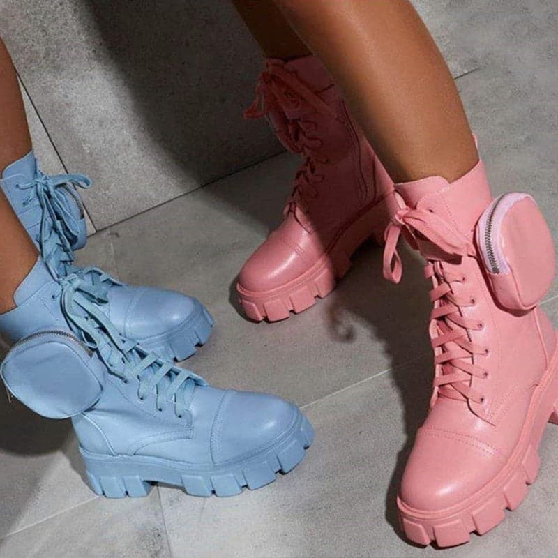 Sassy Combat With Pouch Boots - Koyers