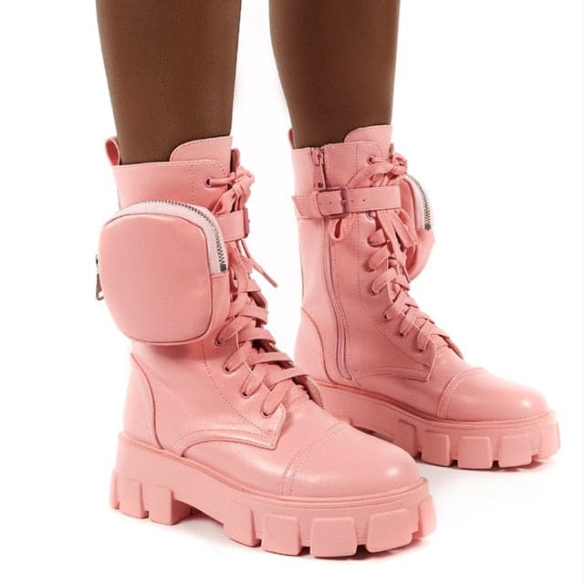 Sassy Combat With Pouch Boots - Koyers