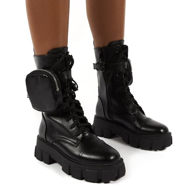 Sassy Combat With Pouch Boots - Koyers