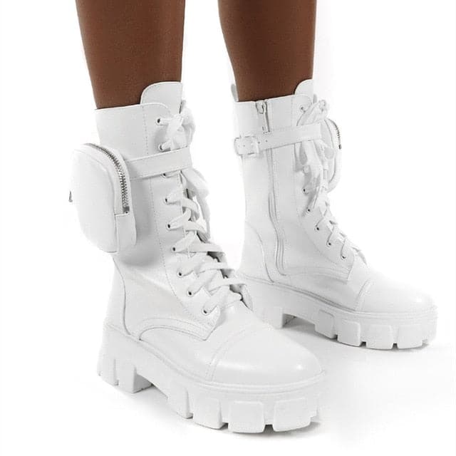 Sassy Combat With Pouch Boots - Koyers