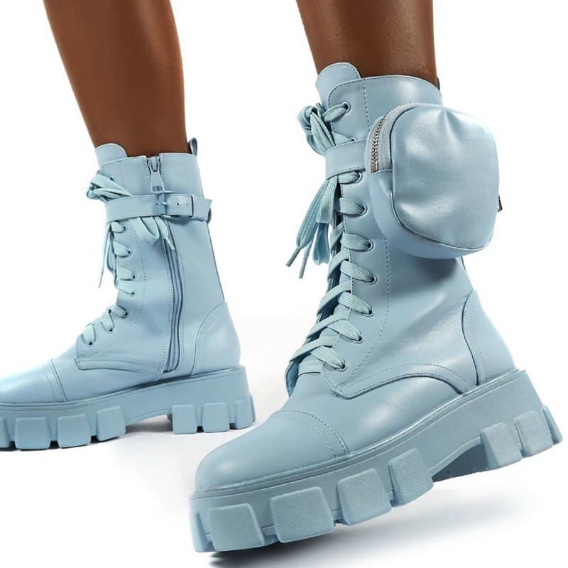 Sassy Combat With Pouch Boots - Koyers