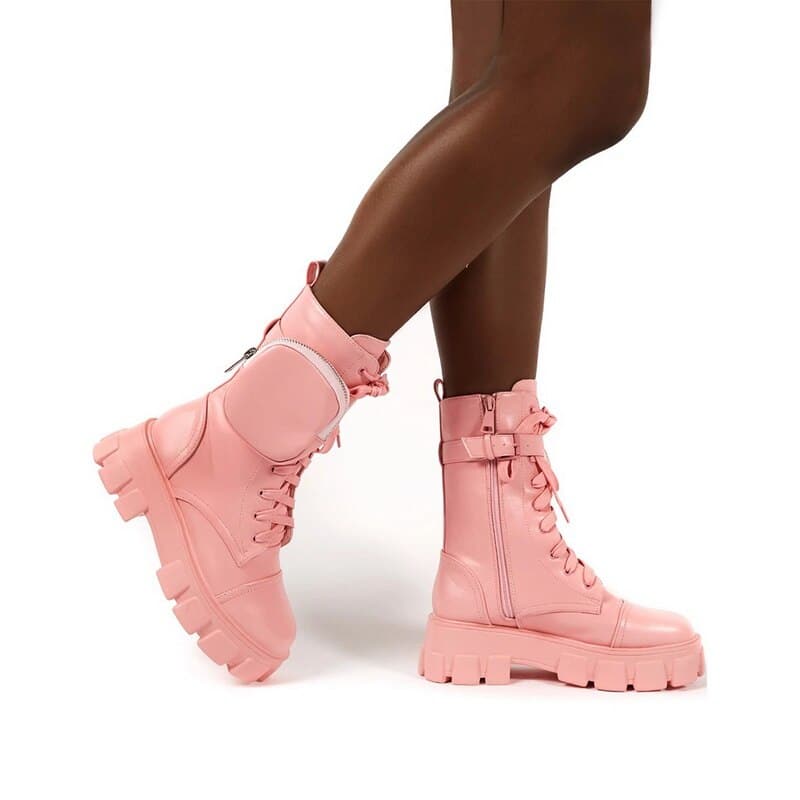 Sassy Combat With Pouch Boots - Koyers