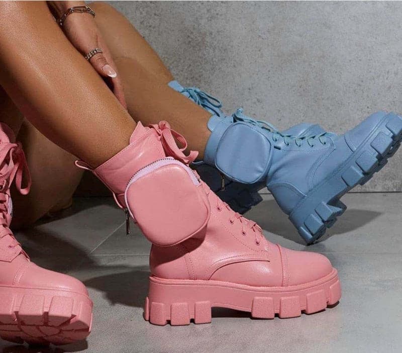 Sassy Combat With Pouch Boots - Koyers