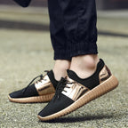 Breathable Flat Trendy Couple Sneakers - Koyers