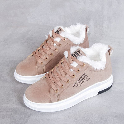Comfy Thick-Soled Warm Snow Sneakers - Koyers