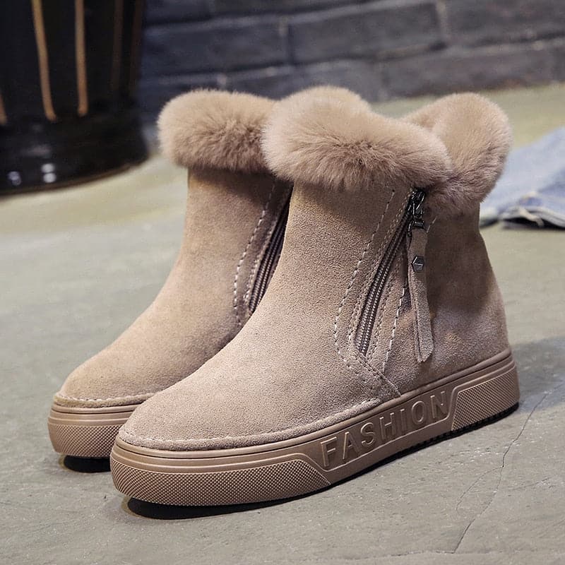 Fashionable Winter Ankle Platform Boots - Koyers