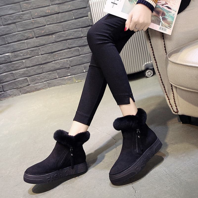 Fashionable Winter Ankle Platform Boots - Koyers